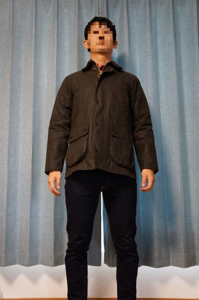 バブアー ビデイルSLとノーマルのサイズ比較【Barbour Bedale