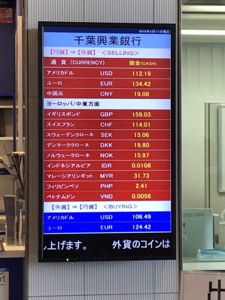 成田空港国際線で両替するのはどこがお得なのか 南ウィング4階 ミウラな日々