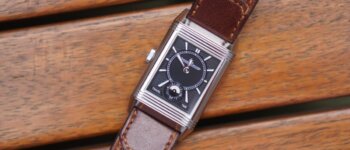 アガリの時計はレベルソで。｜ミディアムデュオがピッタリな腕周り17cm。