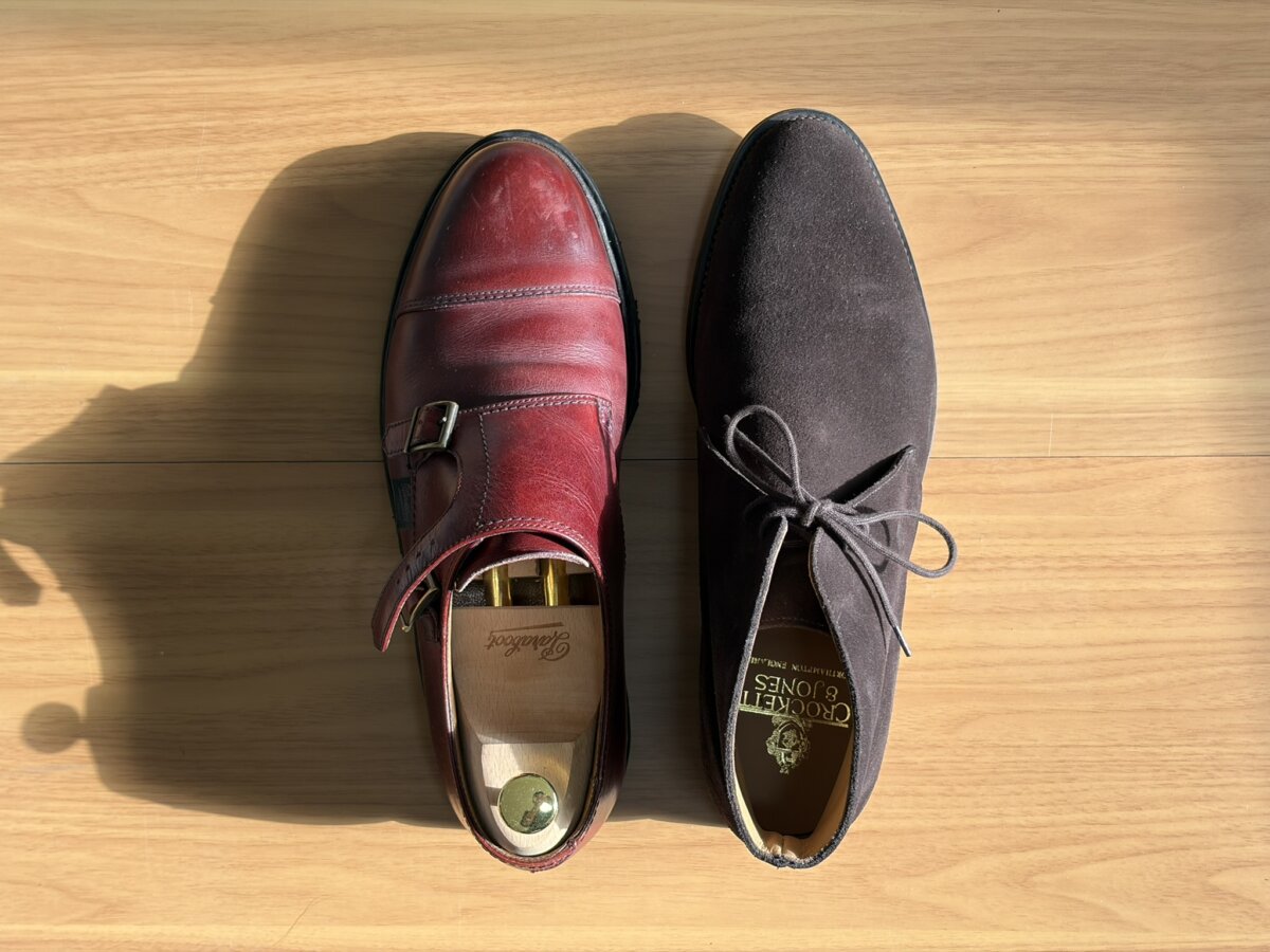 パラブーツ ウィリアム8.5E と ラスト379を比較