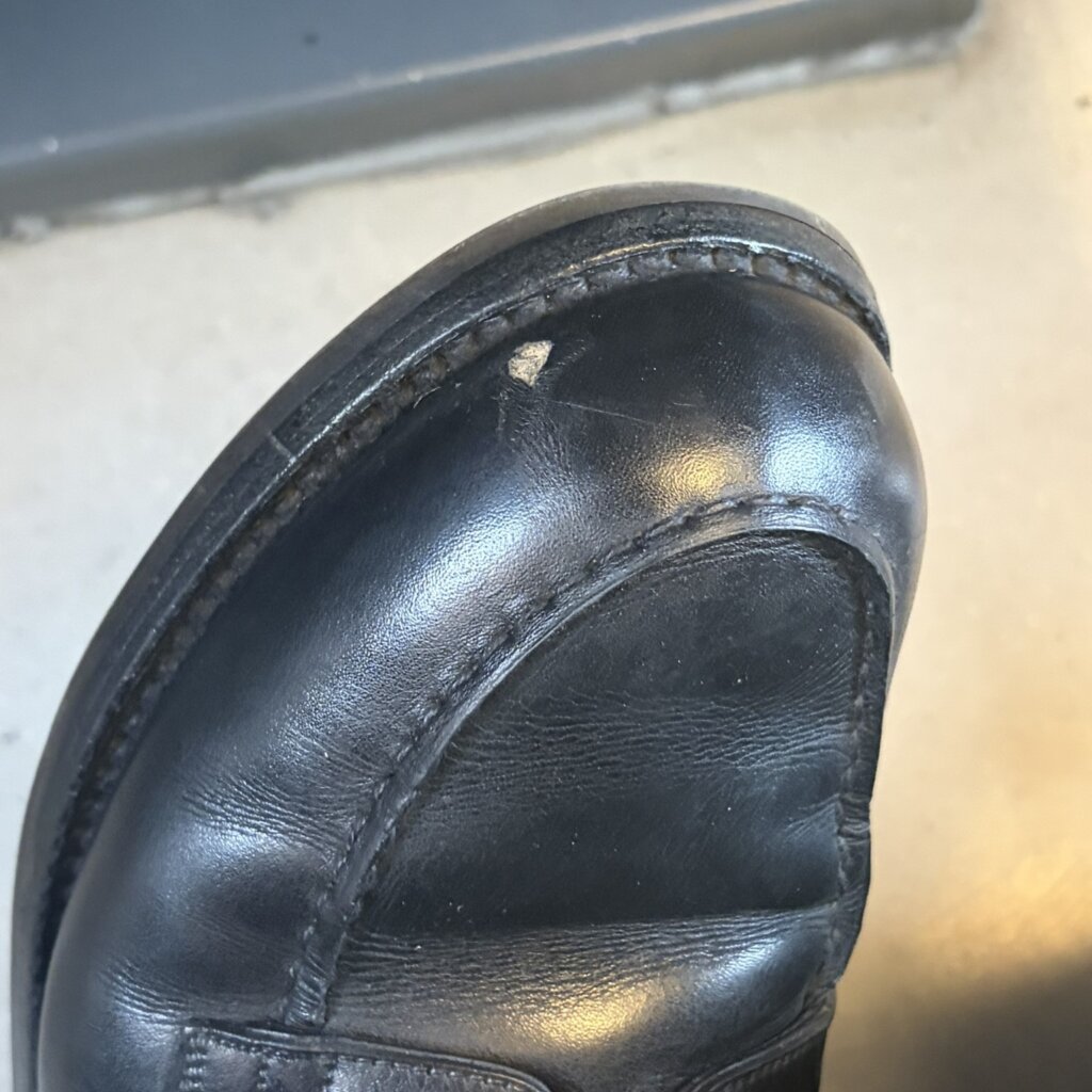 J.M.Weston leather shoes damage repair
