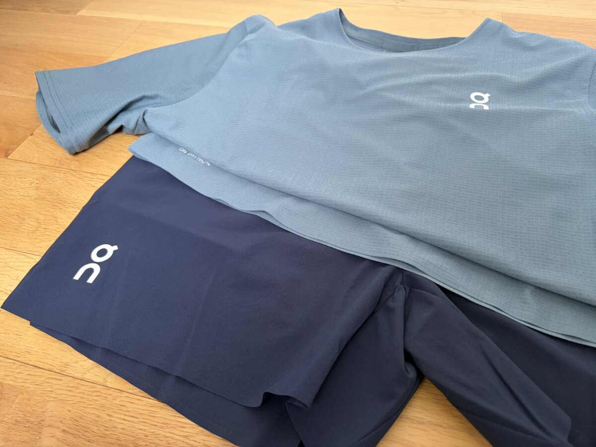 On court-t and court shorts 5inch